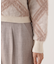 ヘアリーチェックニット  25AW
