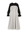 フロントリボンミックスドッキングワンピース 25AW