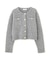 釦POINTウール混カーディガン 25AW