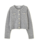 釦POINTウール混カーディガン 25AW