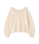 襟元レースニットトップ 25AW