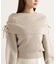リボン付きオフショルニット 25AW