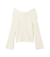 ランダムリブオフショルニット 25AW