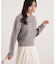 ラメ入り求心柄ニット