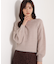 ミニシャギーオフショルニット