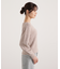 ミニシャギーハートネックニット