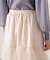 部分プリーツティアードスカート