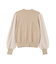 シフォンスリーブニットトップス