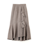 ラッフルディテールスカート