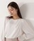 パール付きニュアンスネックブラウス 26SS