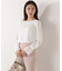 パール付きニュアンスネックブラウス 26SS