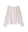 パール付きニュアンスネックブラウス 26SS