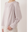 パール付きニュアンスネックブラウス 26SS