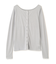 〈a／mie〉シアーカットソー