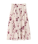 フラワープリントスカート