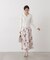 フラワープリントスカート