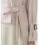 ＜防シワ／花粉リリース＞ショートトレンチコート