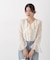 シアー楊柳ラッフルブラウス　26SS