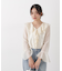 シアー楊柳ラッフルブラウス　26SS