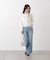 〈a／mie〉テンセルストレートデニムパンツ