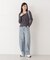 〈a／mie〉カーブデニムパンツ　26SS