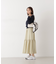 ニュアンスサテンティアードスカート