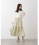 ニュアンスサテンティアードスカート
