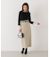 〈a／mie〉ベーシックナロースカート