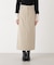 〈a／mie〉ベーシックナロースカート