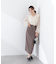 〈a／mie〉ベーシックナロースカート　26SS
