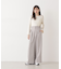 ビットハイウエストワイドパンツ
