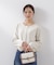 〈a／mie〉ホイップペプラムニット