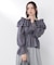 ＜ウォッシャブル＞《EDIT COLOGNE》オフショルシアーシャーリングブラウス　26SS