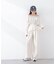 ＜ウォッシャブル＞《EDIT COLOGNE》オフショルシアーシャーリングブラウス　26SS