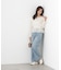 ＜ウォッシャブル＞《EDIT COLOGNE》オフショルシアーシャーリングブラウス　26SS