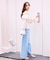 ＜ウォッシャブル＞《EDIT COLOGNE》オフショルシアーシャーリングブラウス　26SS