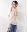＜ウォッシャブル＞《EDIT COLOGNE》オフショルシアーシャーリングブラウス　26SS