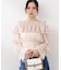 ＜ウォッシャブル＞《EDIT COLOGNE》オフショルシアーシャーリングブラウス　26SS