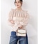 ＜ウォッシャブル＞《EDIT COLOGNE》オフショルシアーシャーリングブラウス　26SS