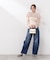 ＜ウォッシャブル＞《EDIT COLOGNE》オフショルシアーシャーリングブラウス　26SS