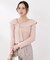 ＜ウォッシャブル／UV＞アシメケープニットトップス　26SS