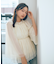 ＜明日香さんコラボ＞チュールスリーブフレアブラウス
