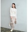 ＜今村朱里さんコラボ＞レイヤード風リブニット 26SS