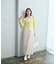 ＜今村朱里さんコラボ＞レイヤード風リブニット 26SS