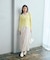 ＜今村朱里さんコラボ＞レイヤード風リブニット 26SS