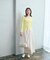 ＜今村朱里さんコラボ＞レイヤード風リブニット 26SS