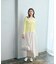 ＜今村朱里さんコラボ＞レイヤード風リブニット 26SS
