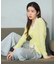＜今村朱里さんコラボ＞レイヤード風リブニット 26SS