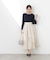ワッシャーティアードスカート　26SS
