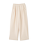〈a／mie〉カットイージータックパンツ